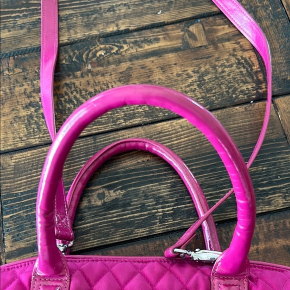 Vera Bradley Pink Quilted Shoulder Bag with Plush Design - Picture 11 of 12